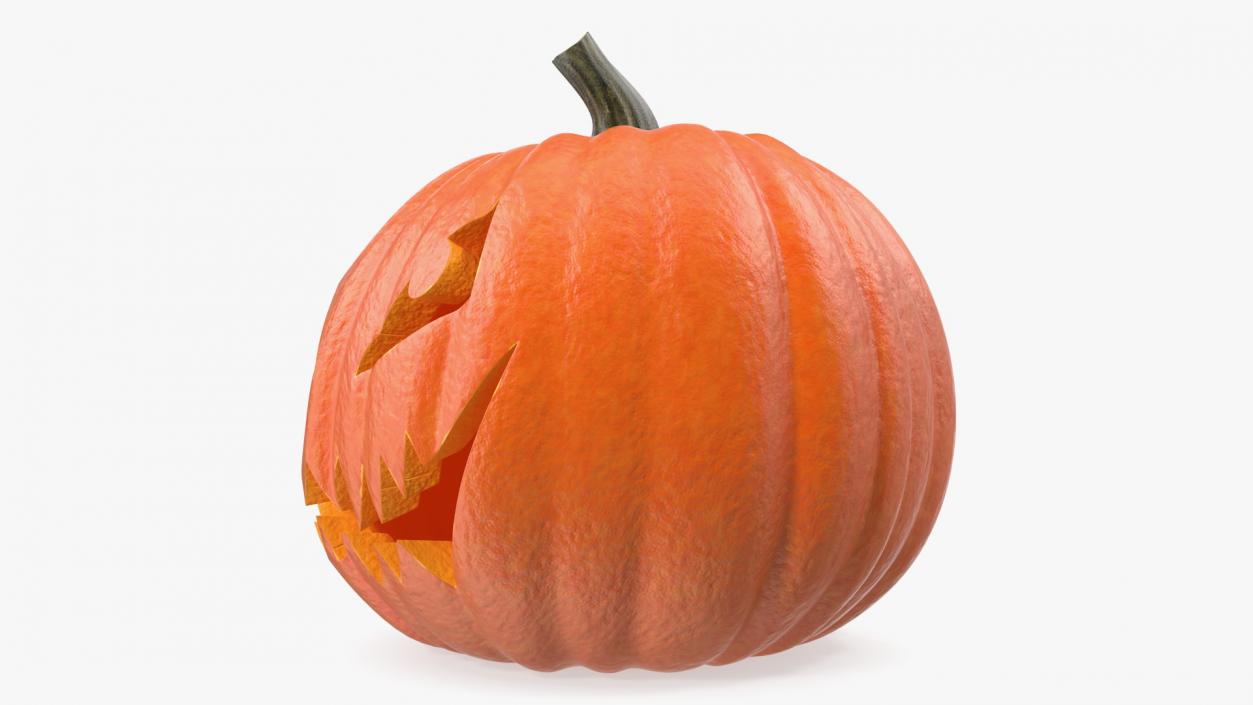 Halloween Pumpkin Smiley 3D model