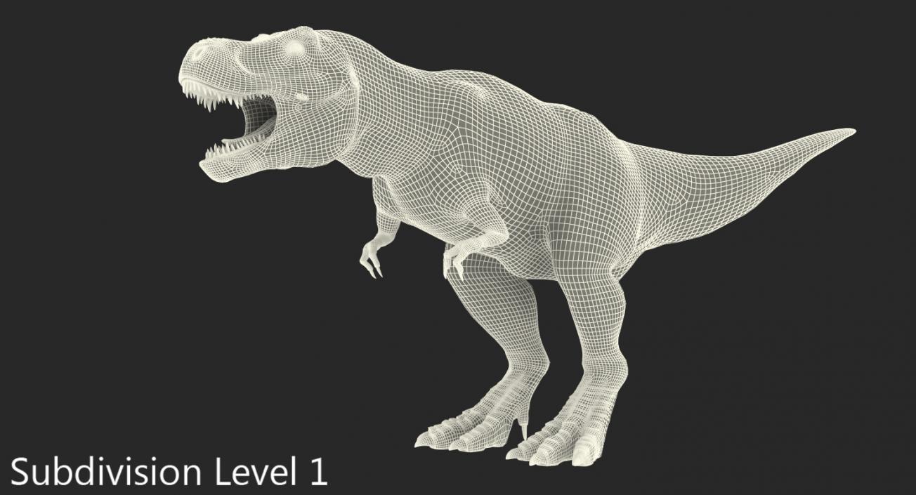 Tyrannosaurus Rex Rigged 3D model