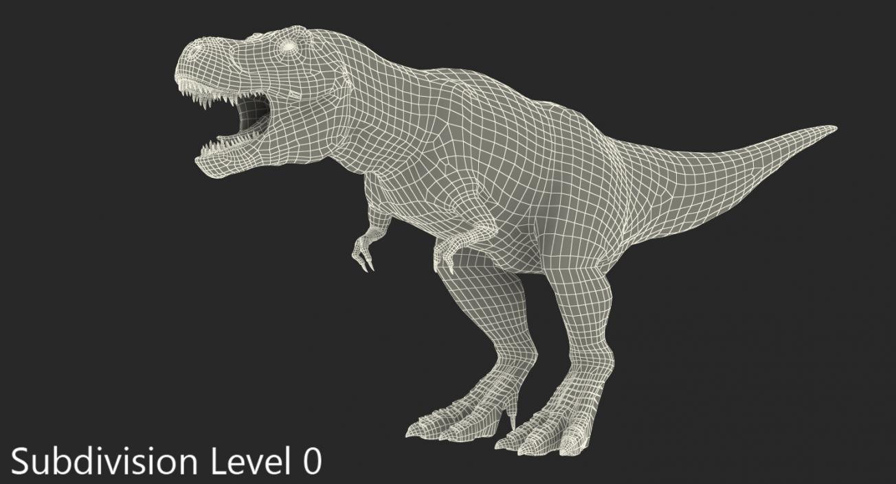 Tyrannosaurus Rex Rigged 3D model