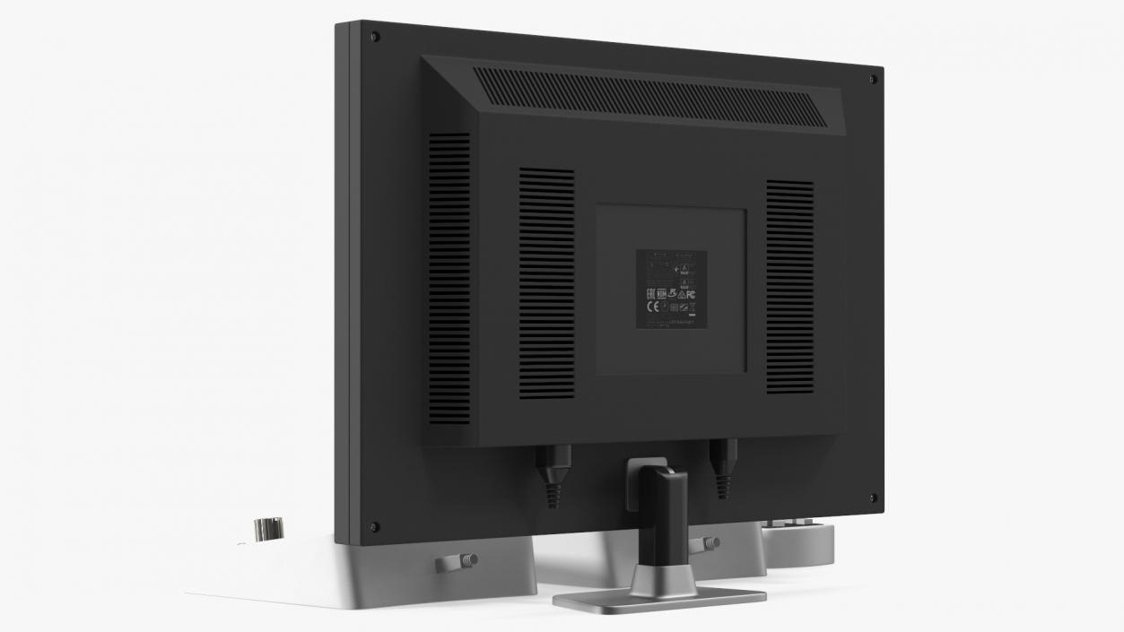 3D Electron Microscope Monitor With Control Panel