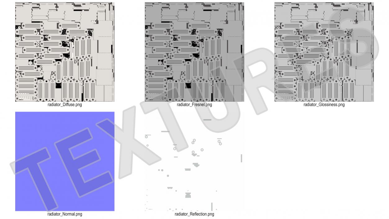 Central Heating Radiator 3D model