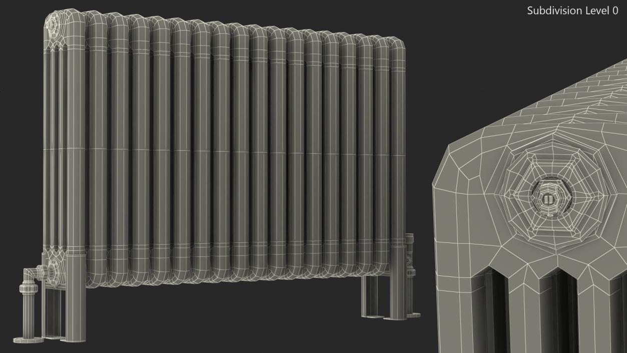 Central Heating Radiator 3D model