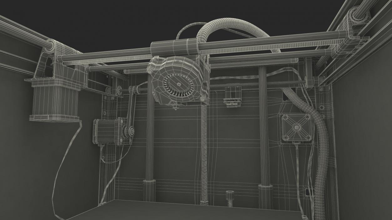 Printer Rigged 3D model