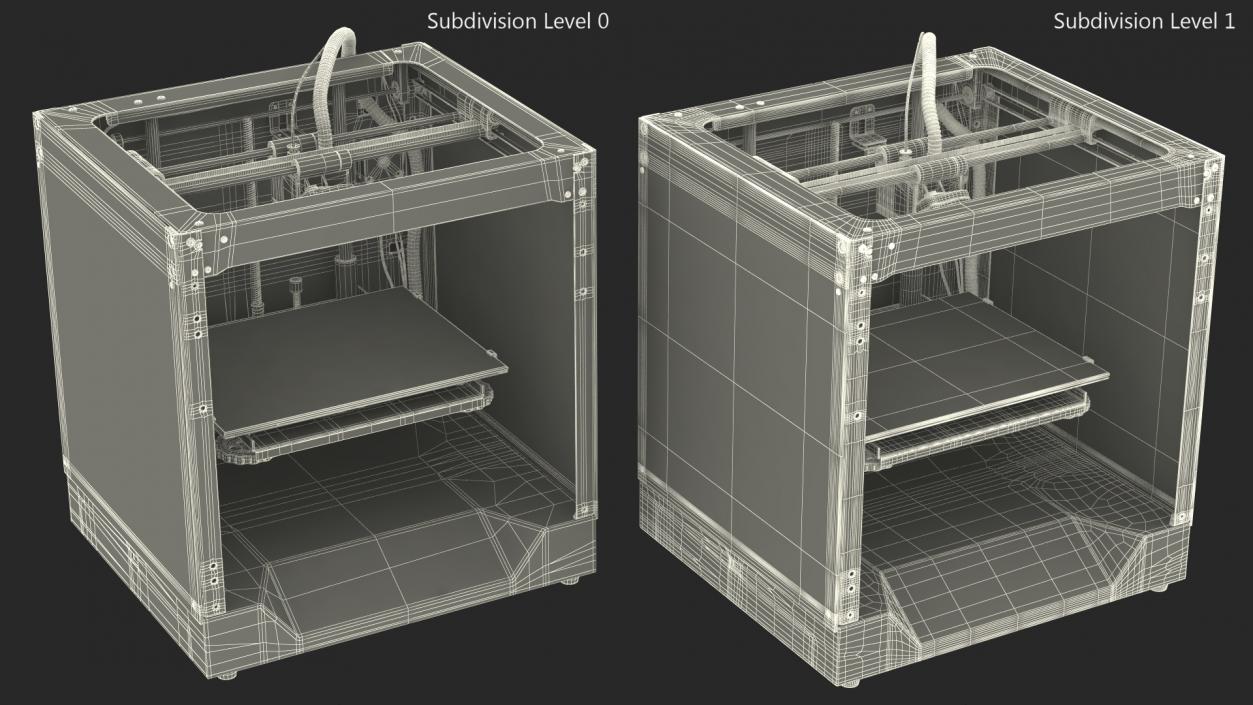 Printer Rigged 3D model