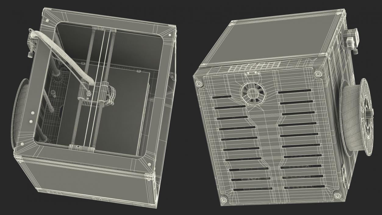 Printer Rigged 3D model