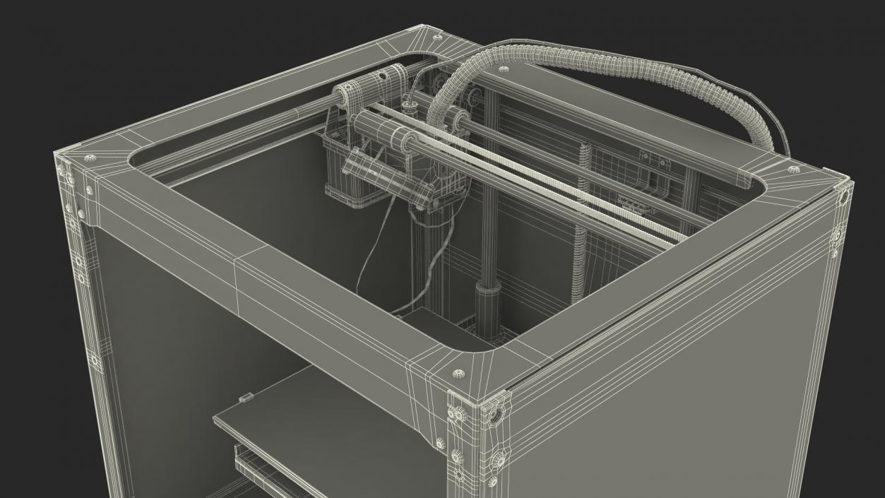 Printer Rigged 3D model