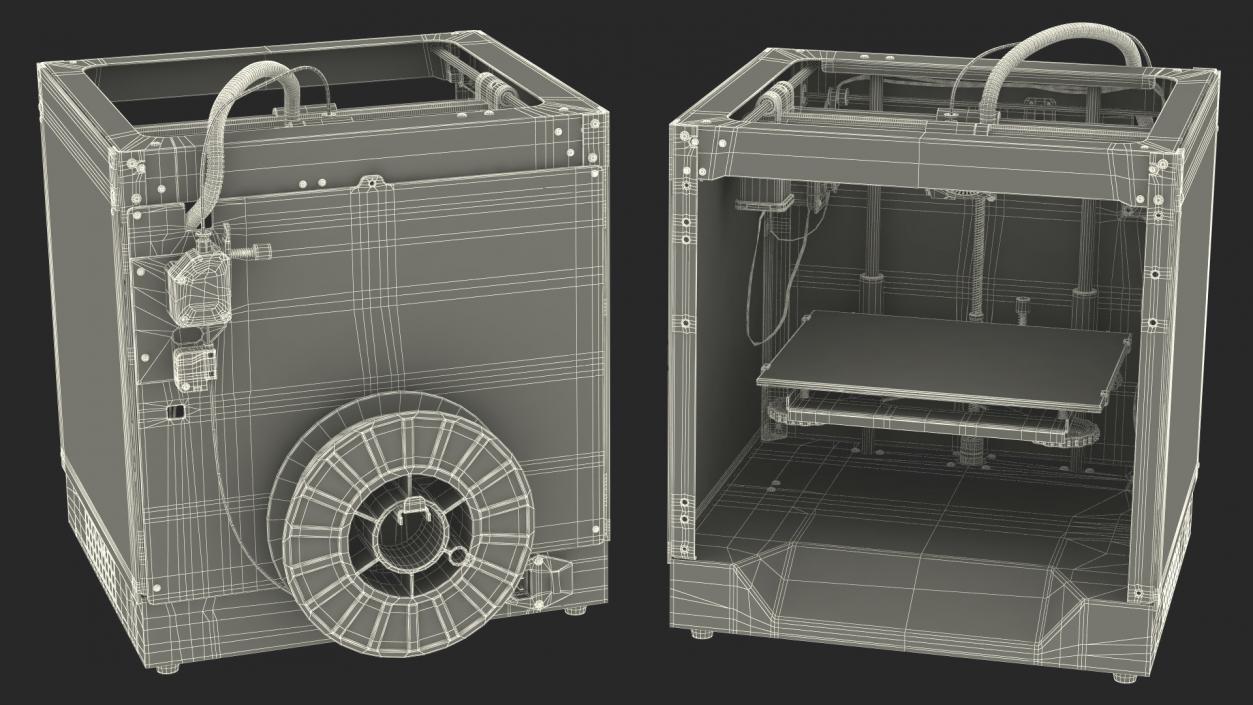 Printer Rigged 3D model