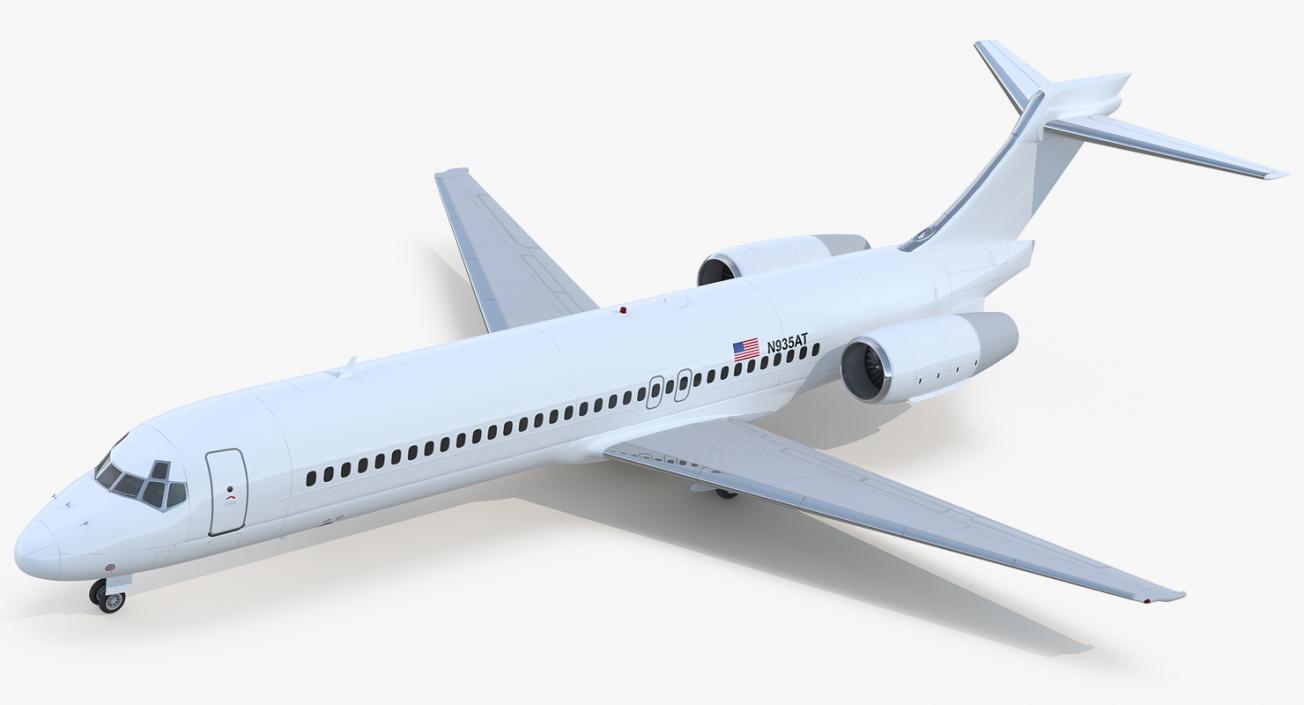 Boeing 717-200 Generic 3D