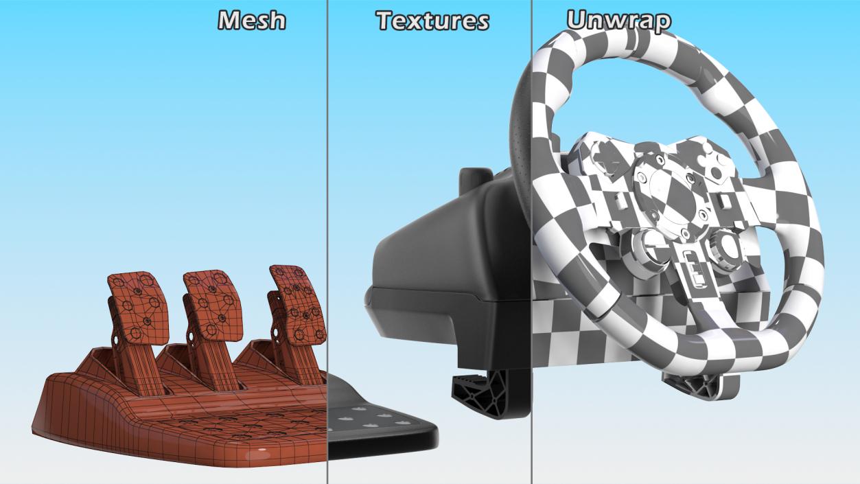 Driving Game Device 3D model