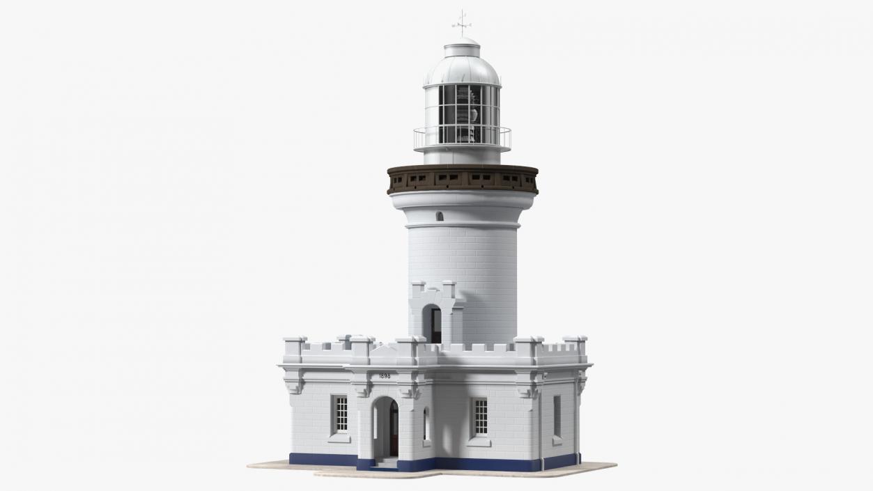 3D model Point Perpendicular Lighthouse