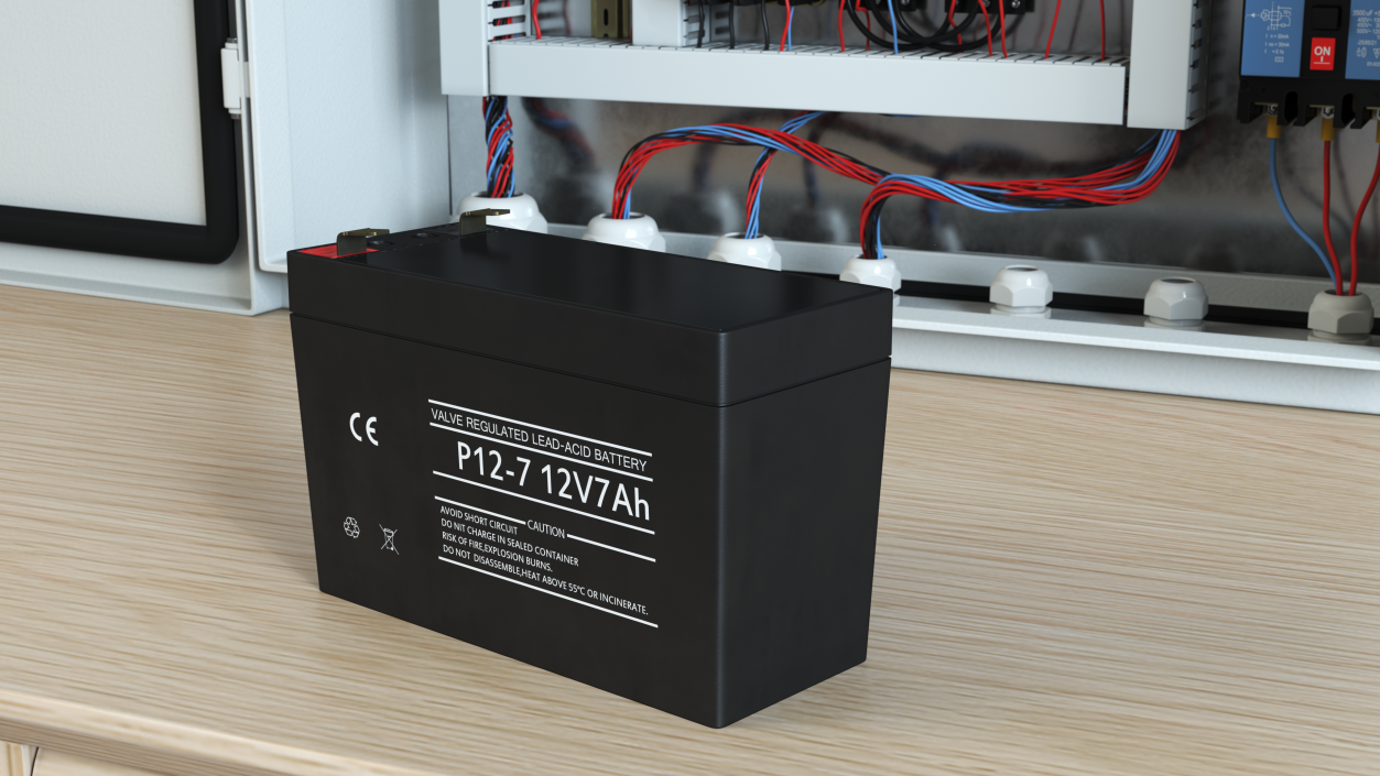 Sealed Lead Acid Battery 3D model