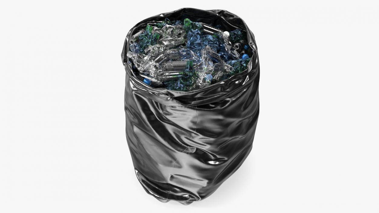 3D Full Trash Bags Collection