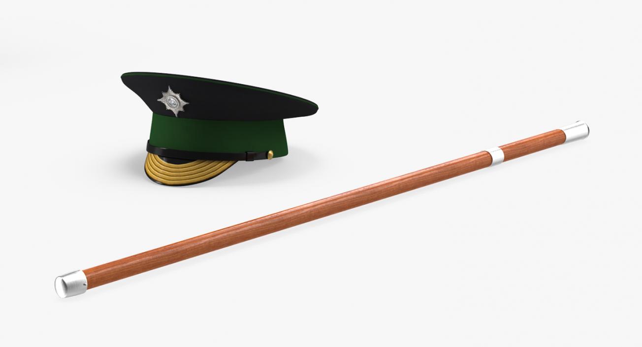 Irish Guard Sergeant Standing 3D model