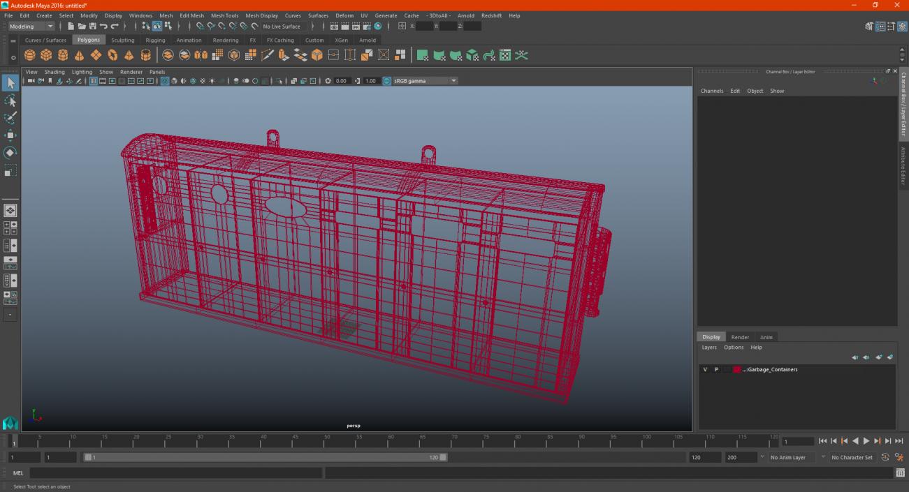 3D Garbage Containers model