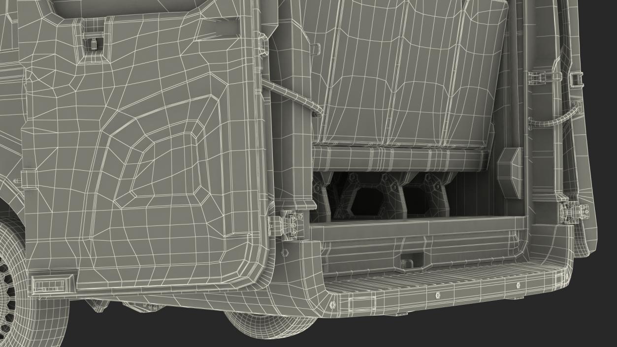 3D Ford Transit Van 2020 Rigged model