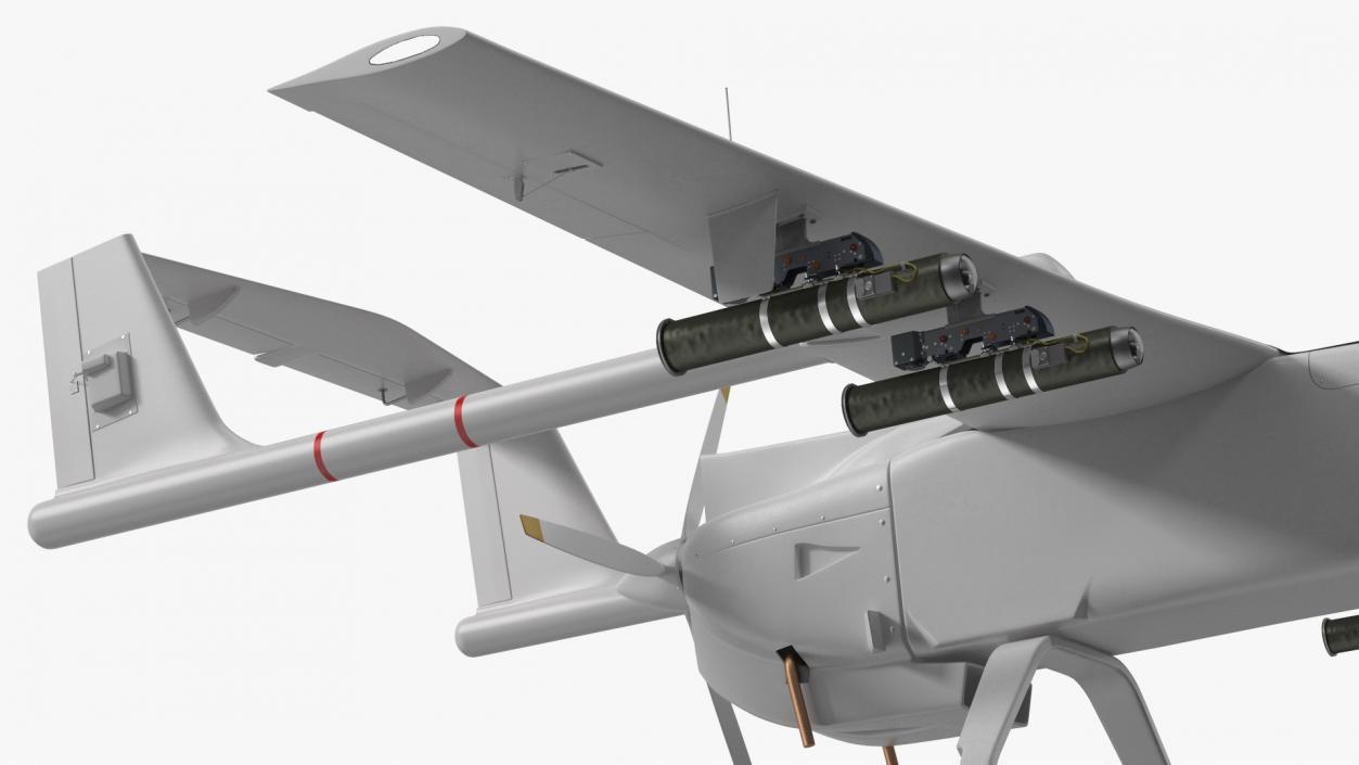 Unnamed Attack UAV White 3D model