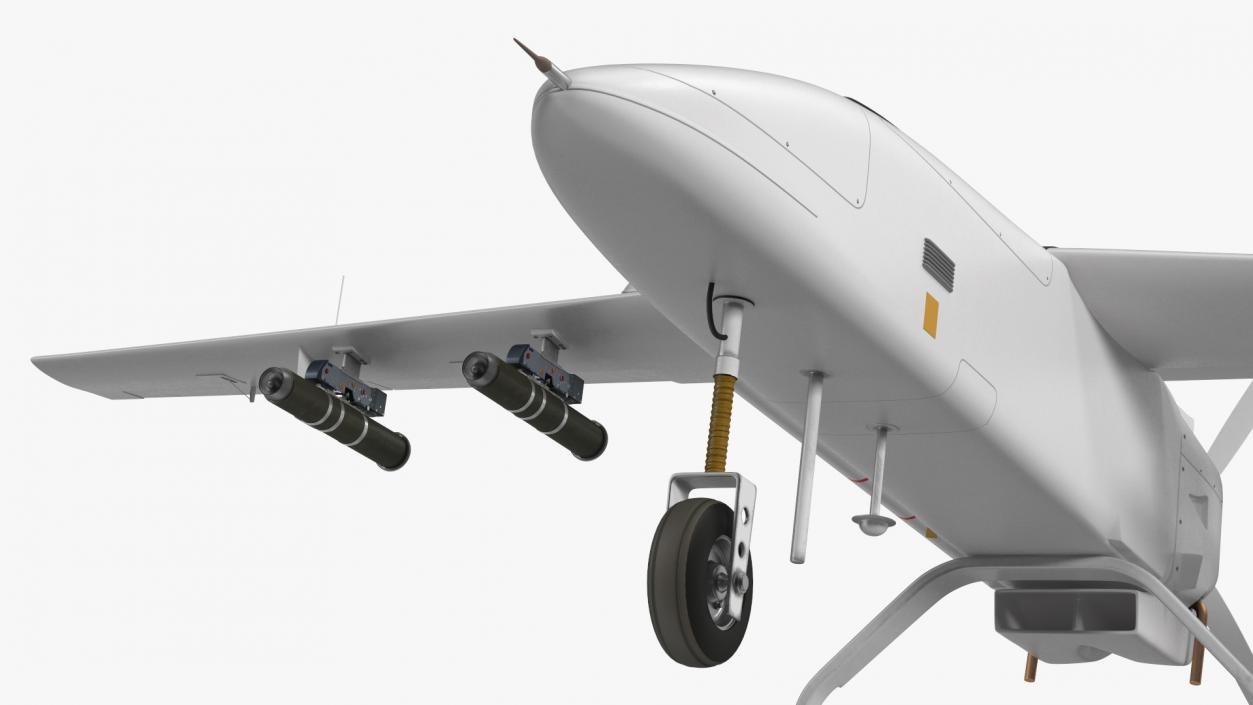 Unnamed Attack UAV White 3D model