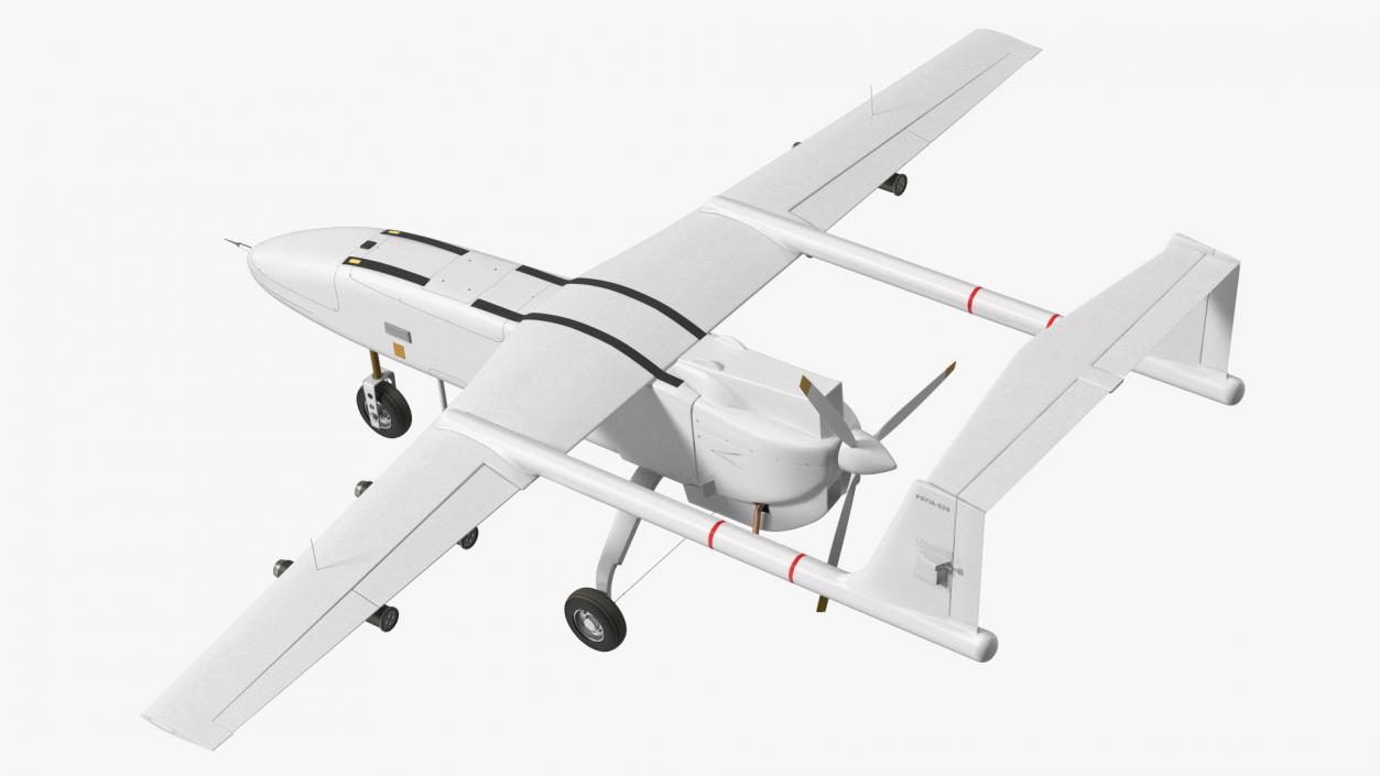 Unnamed Attack UAV White 3D model