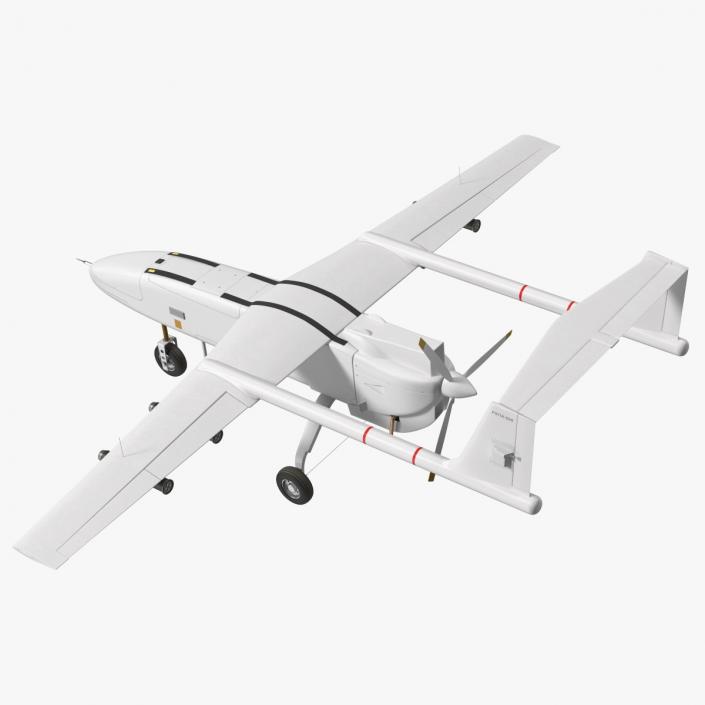 Unnamed Attack UAV White 3D model