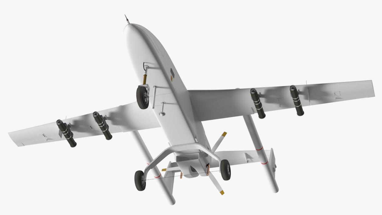 Unnamed Attack UAV White 3D model