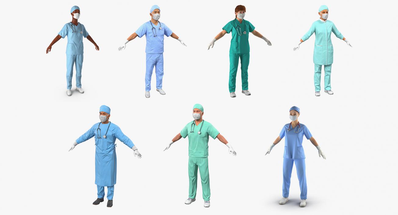 3D model Doctors 3D Models Collection 2