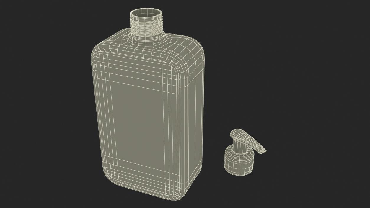 Cleanser Dispenser Bottle 473 ml 3D