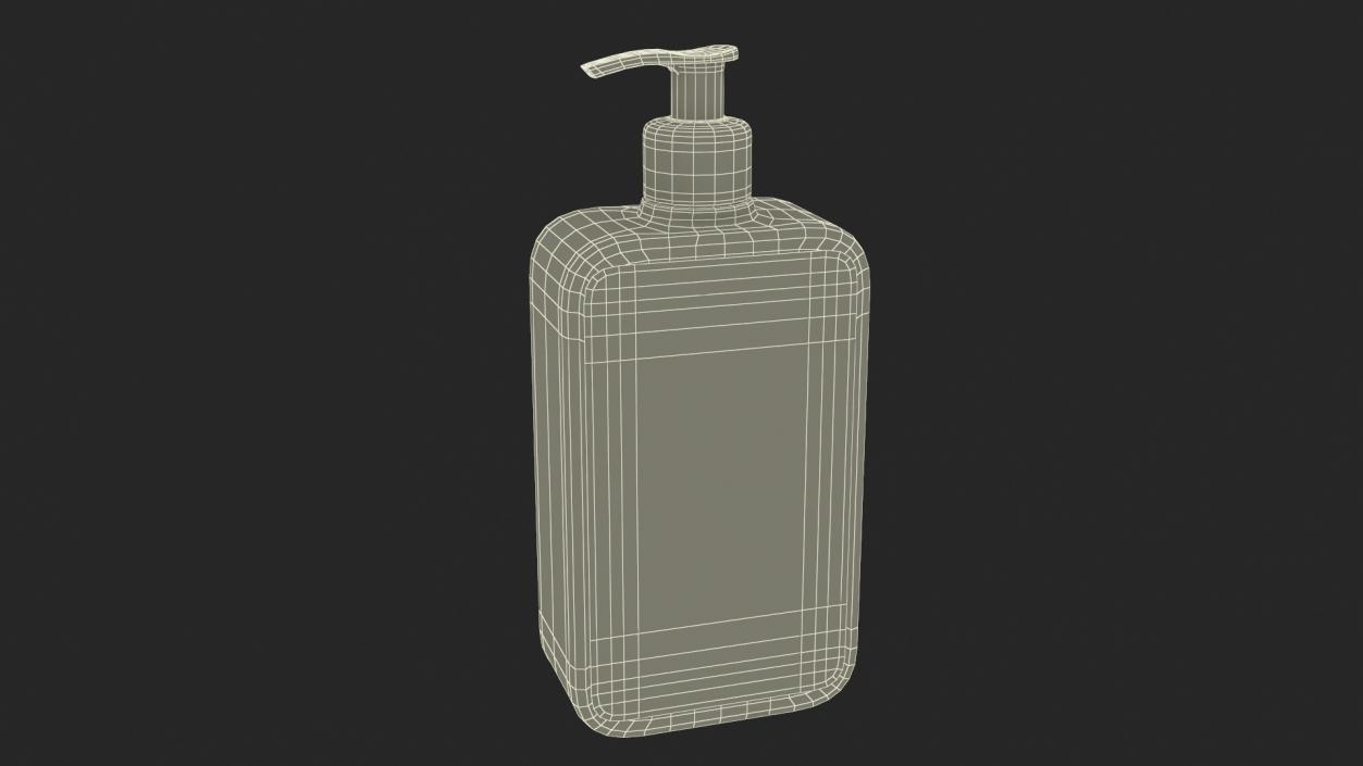 Cleanser Dispenser Bottle 473 ml 3D