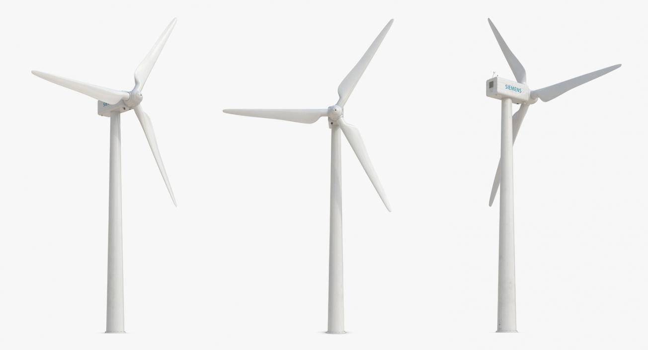 Wind Turbines Collection 3D model