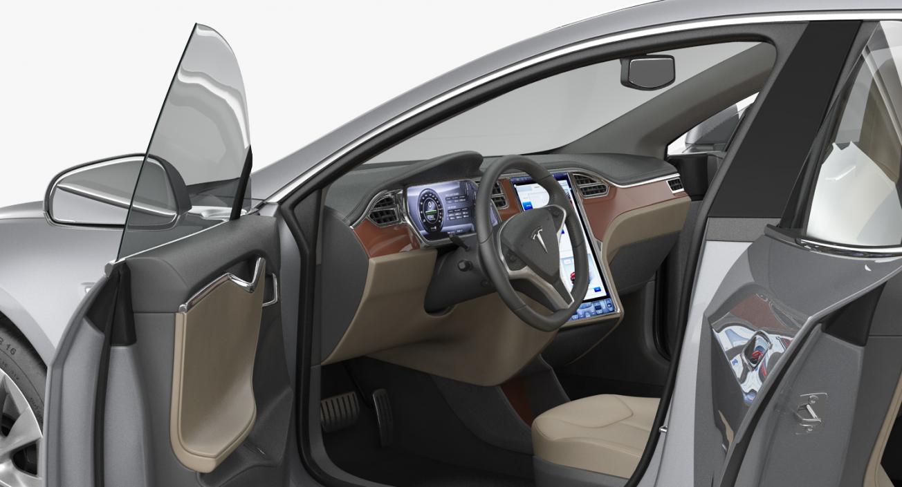 Tesla Model S 60D 2015 3D