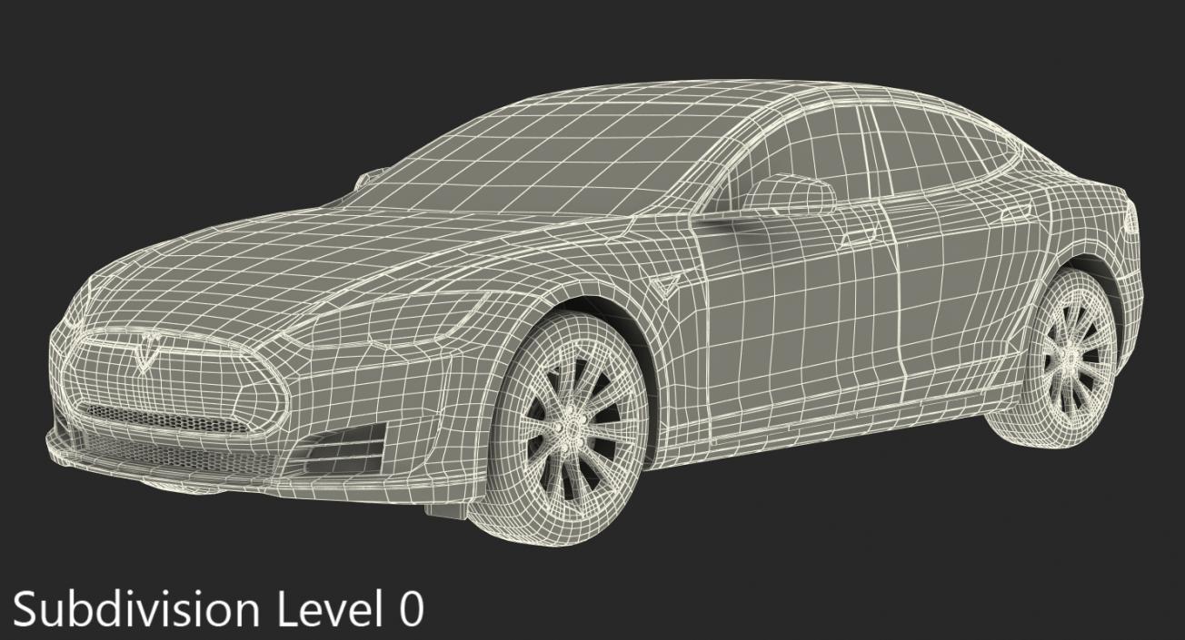 Tesla Model S 60D 2015 3D