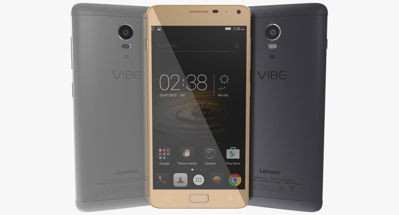 3D Lenovo Vibe P1 Set model