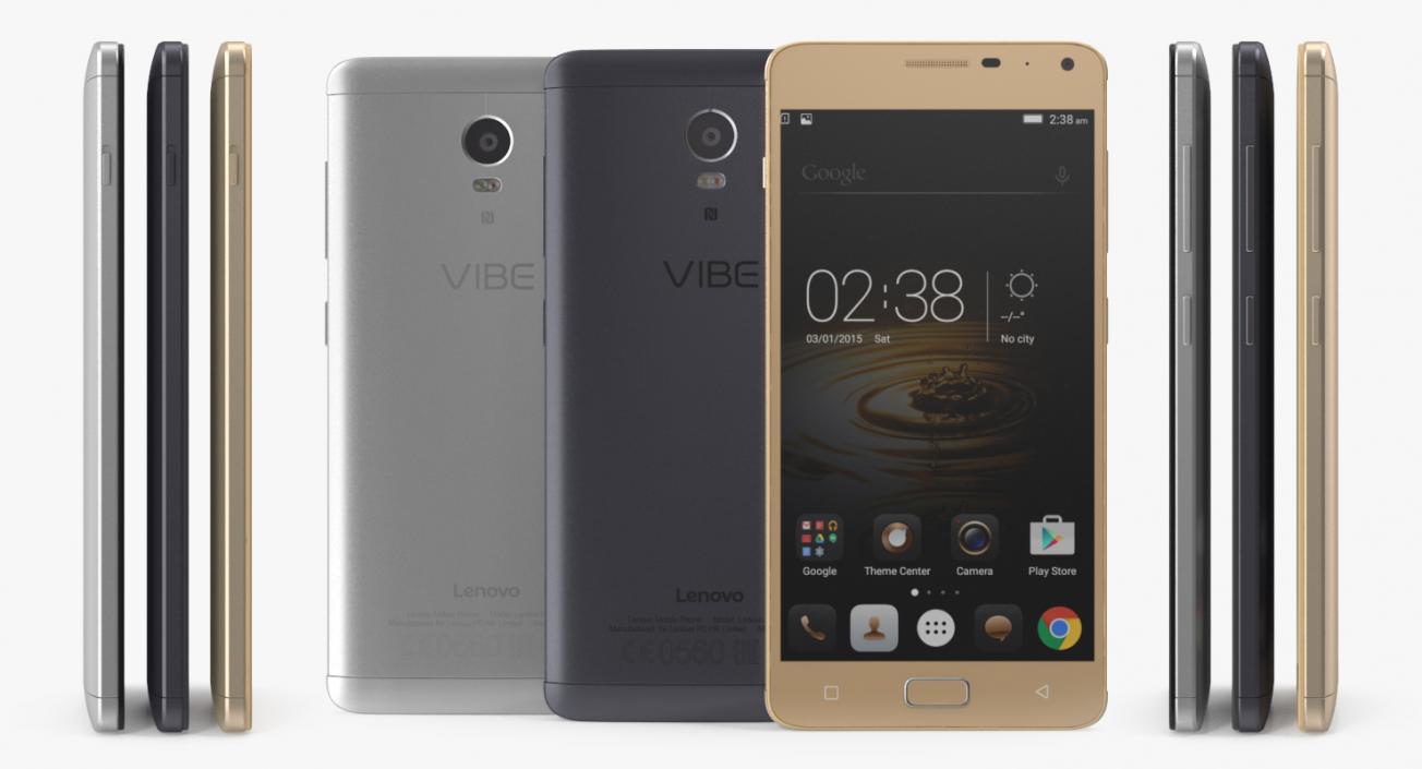 3D Lenovo Vibe P1 Set model