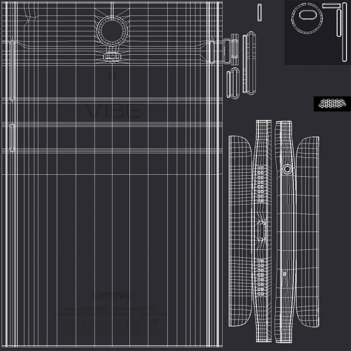 3D Lenovo Vibe P1 Set model