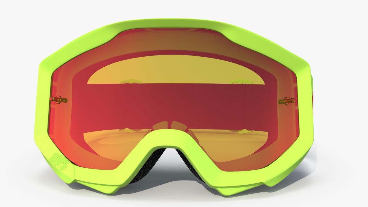 3D model 100 Strata Goggles Yellow