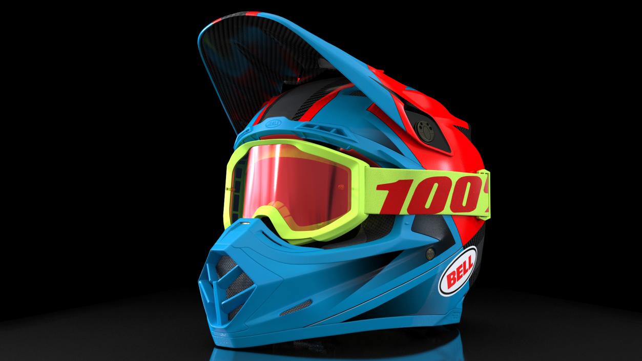 3D model 100 Strata Goggles Yellow