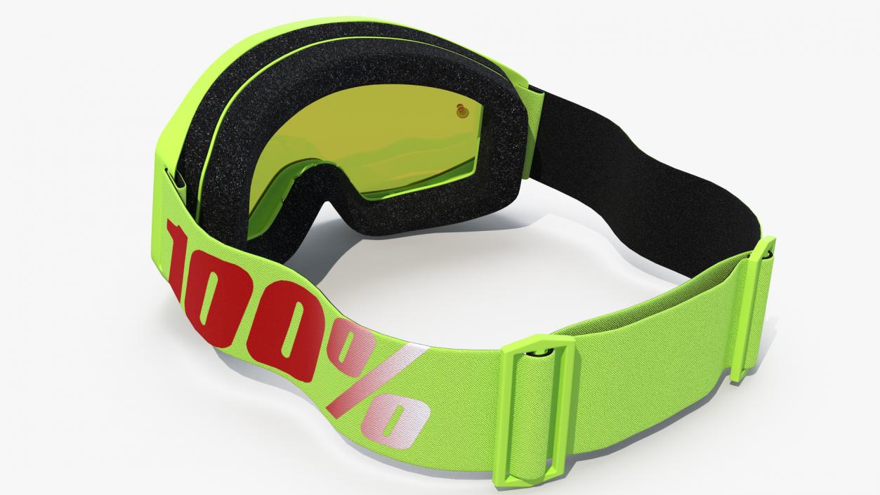 3D model 100 Strata Goggles Yellow