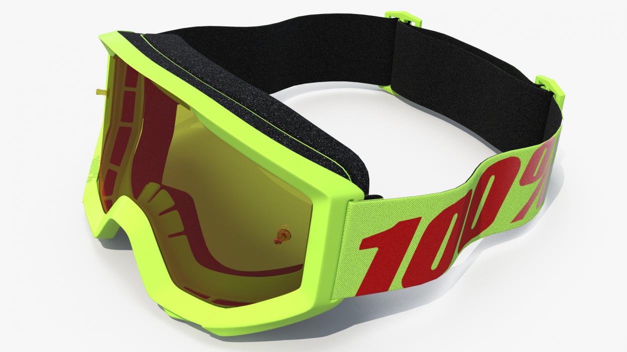 3D model 100 Strata Goggles Yellow