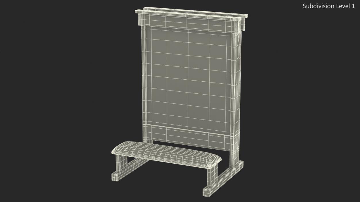 Kneeling Bench 3D model