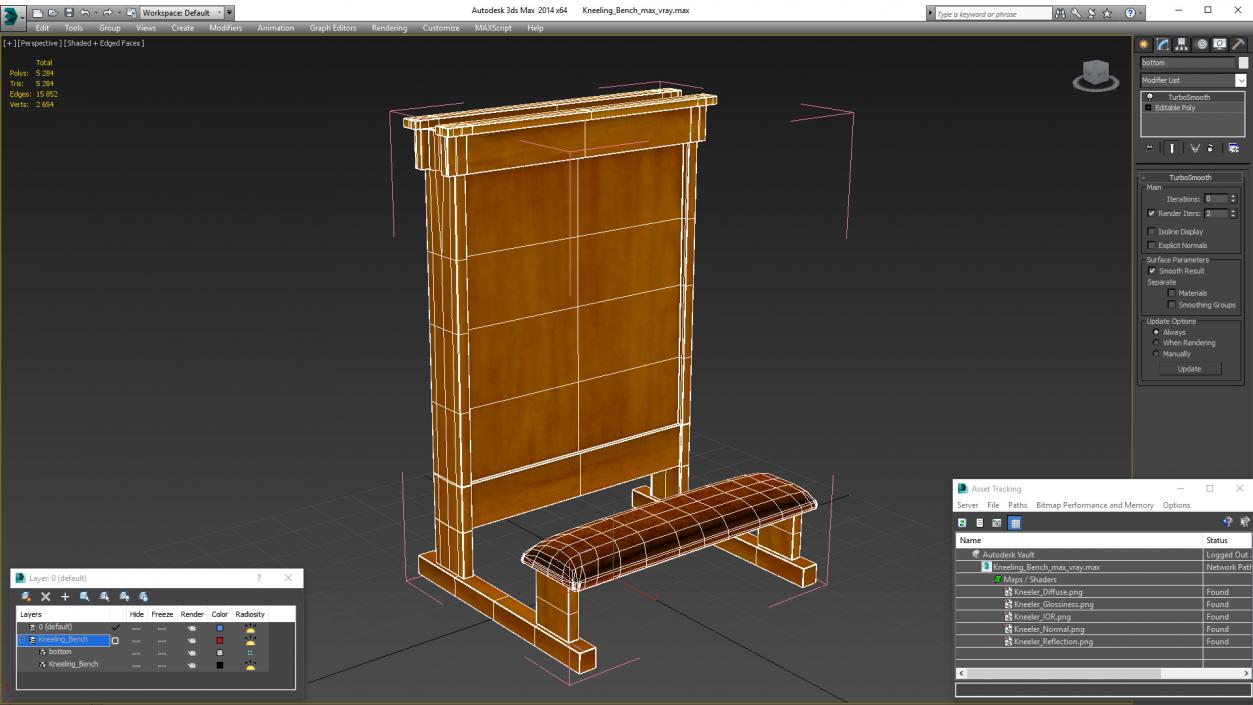 Kneeling Bench 3D model