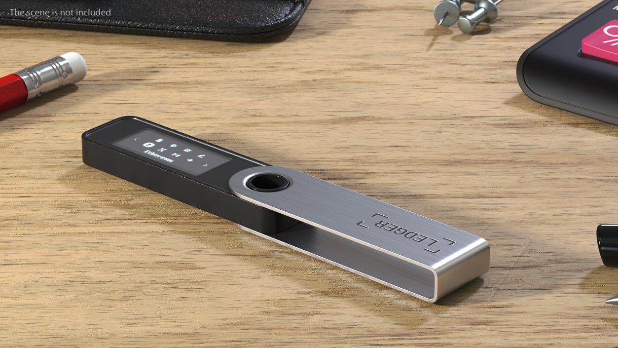 Ledger Crypto Wallet Nano-S 3D