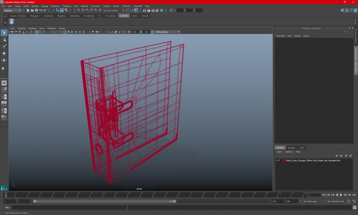 3D model Index File for Office Red