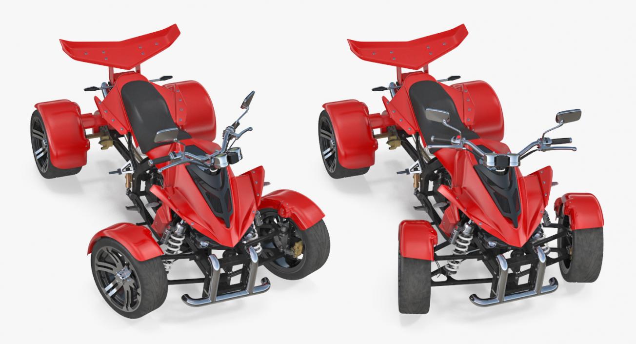 ATV Four Wheelers Rigged 3D Models Collection 2 3D