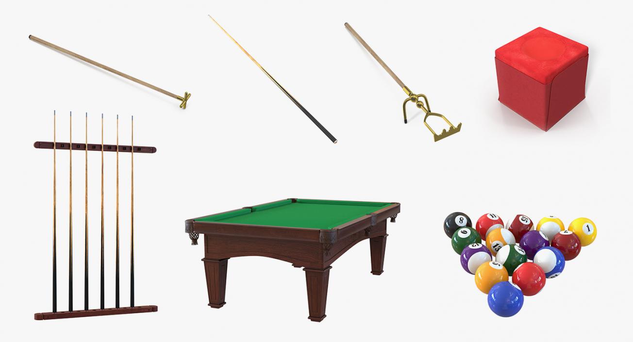 Billiard Collection 3D model