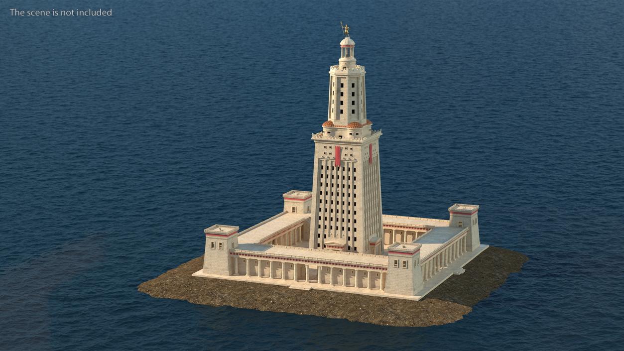 Lighthouse of Alexandria 3D model