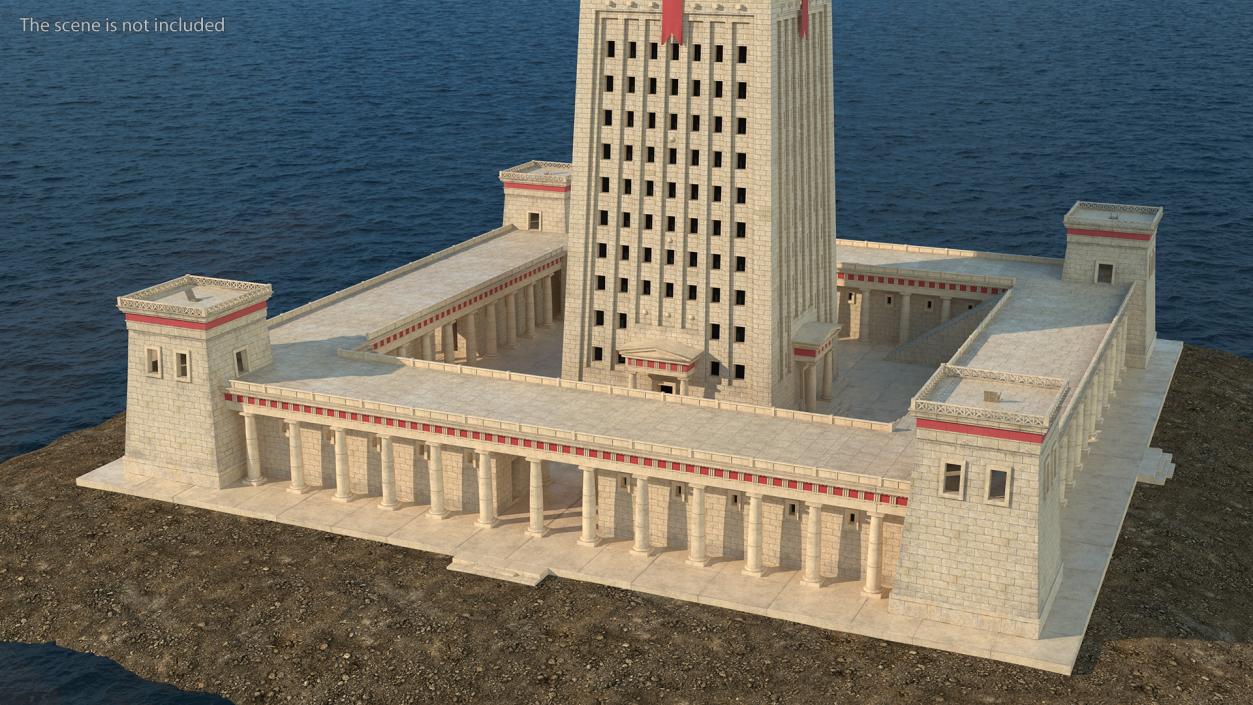 Lighthouse of Alexandria 3D model