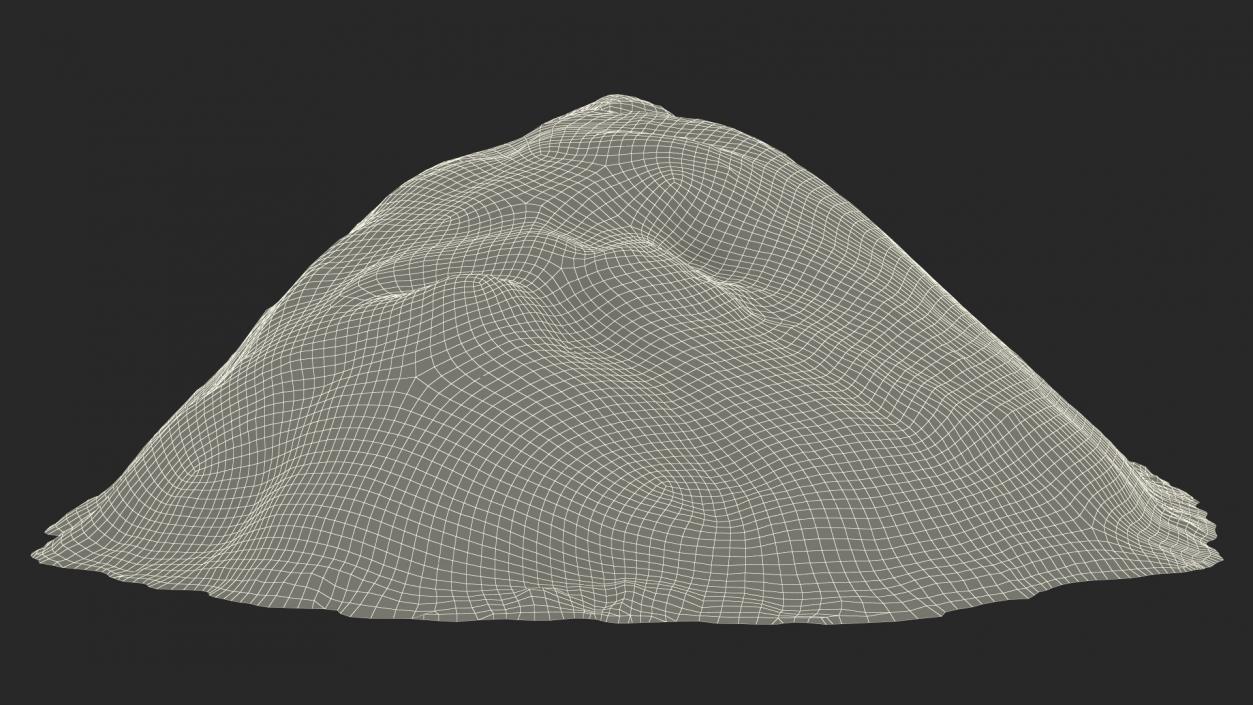 3D model Pile of Construction Sand