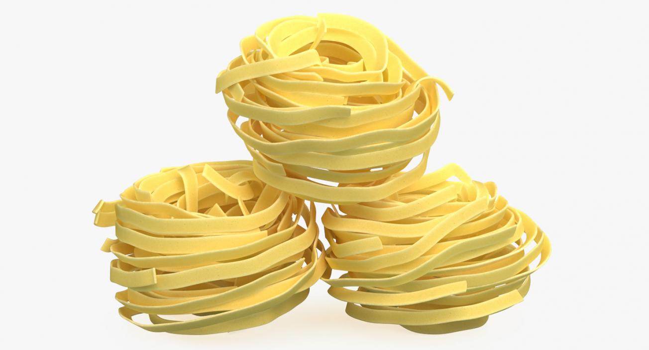 Raw Pasta Nest 3D model