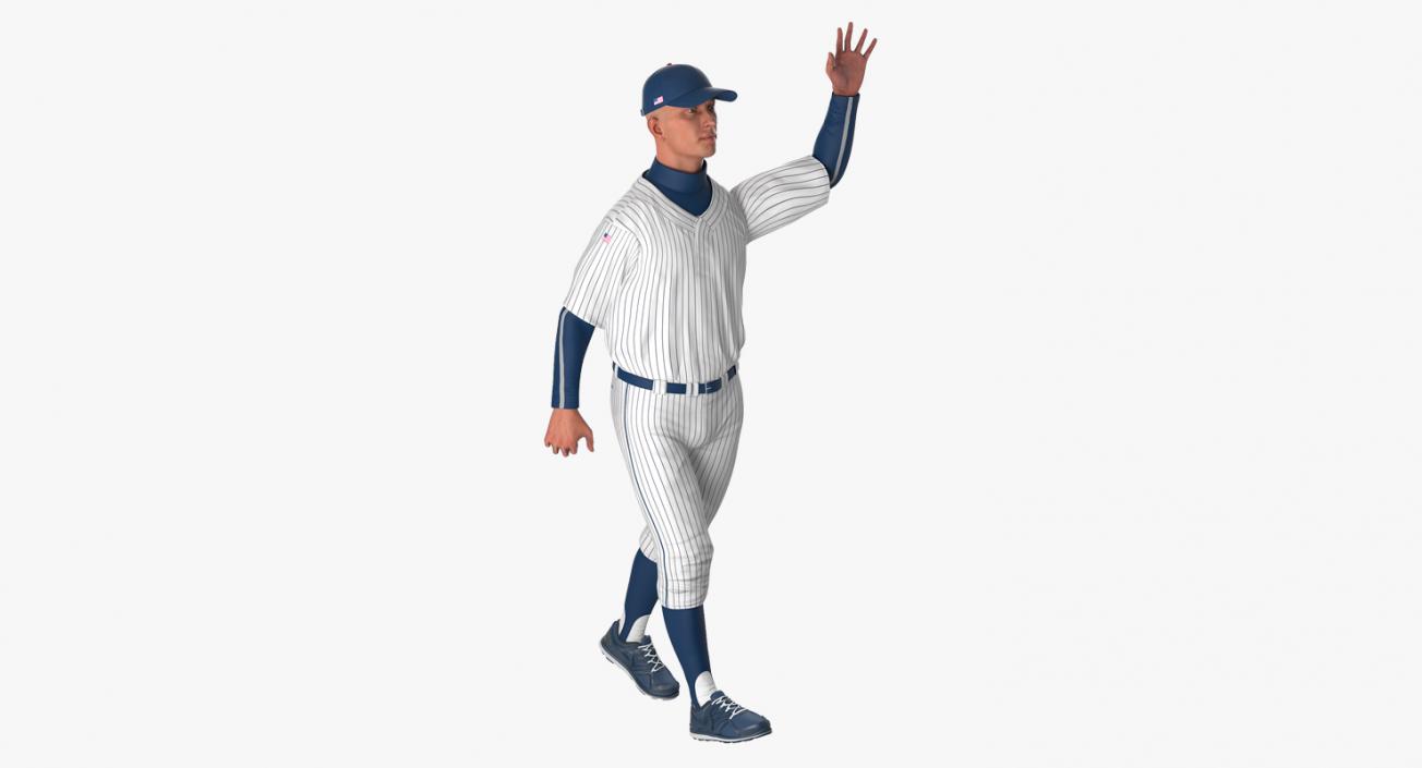 Baseball Player Rigged Generic 5 3D