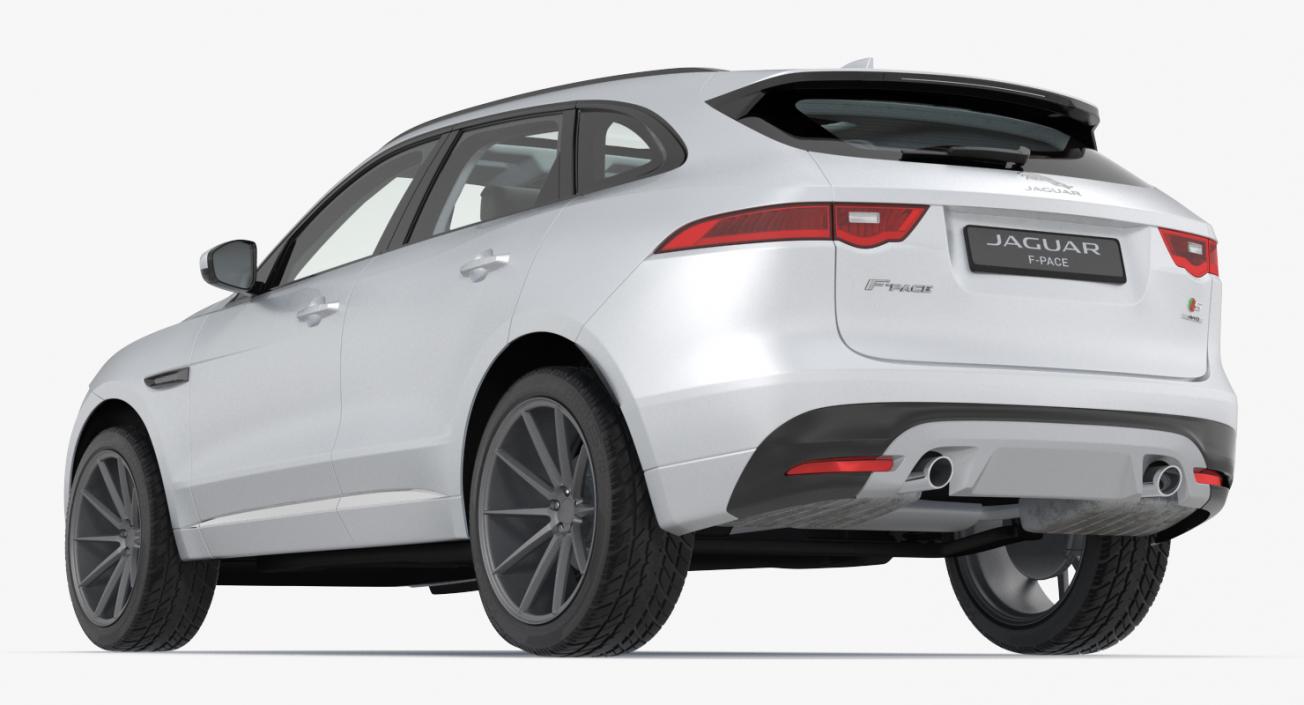 3D Jaguar F-Pace 2017 model