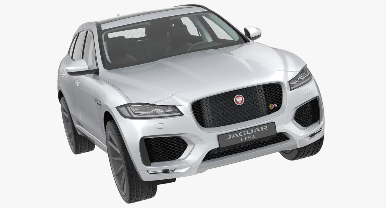 3D Jaguar F-Pace 2017 model